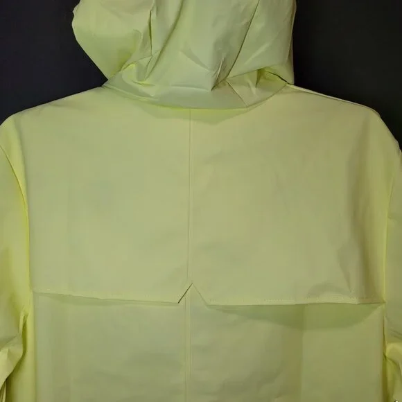 NWT RAINS Waterproof Long Snap Front Rain Jacket Straw M - Picture 9 of 16
